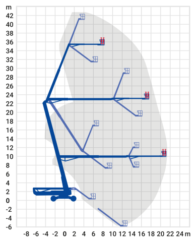 Bild 2 Diesel Allrad Gelenk-Teleskop-Arbeitsbühne 43,15 m